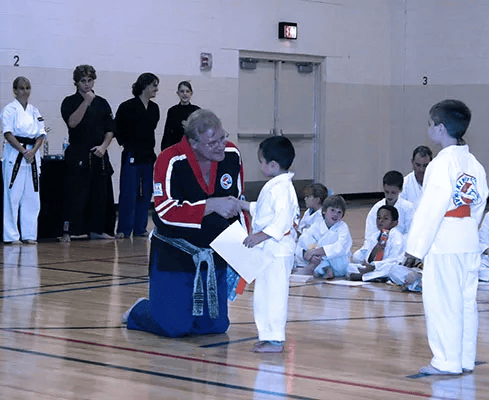 Grand Master Soke Michael Kinney with student